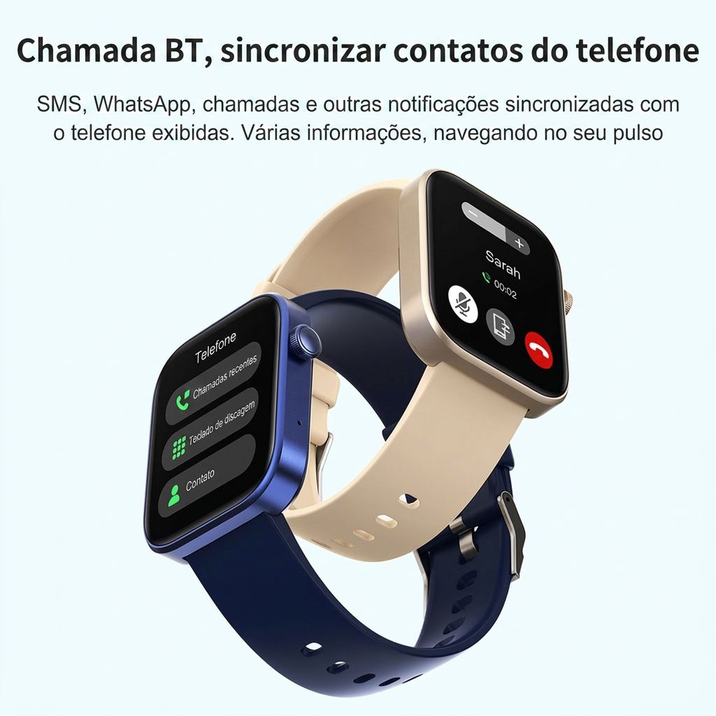 COLMI P71 Smartwatch | Chamada por Voz | Monitoramento de Saúde | IP68 À Prova d'Água | Notificações Inteligentes