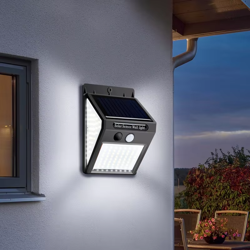 KIT 2 Luminárias Solar LED com Sensor de Presença Automático | Iluminação Externa Inteligente | Jardim, Garagem e Área Externa