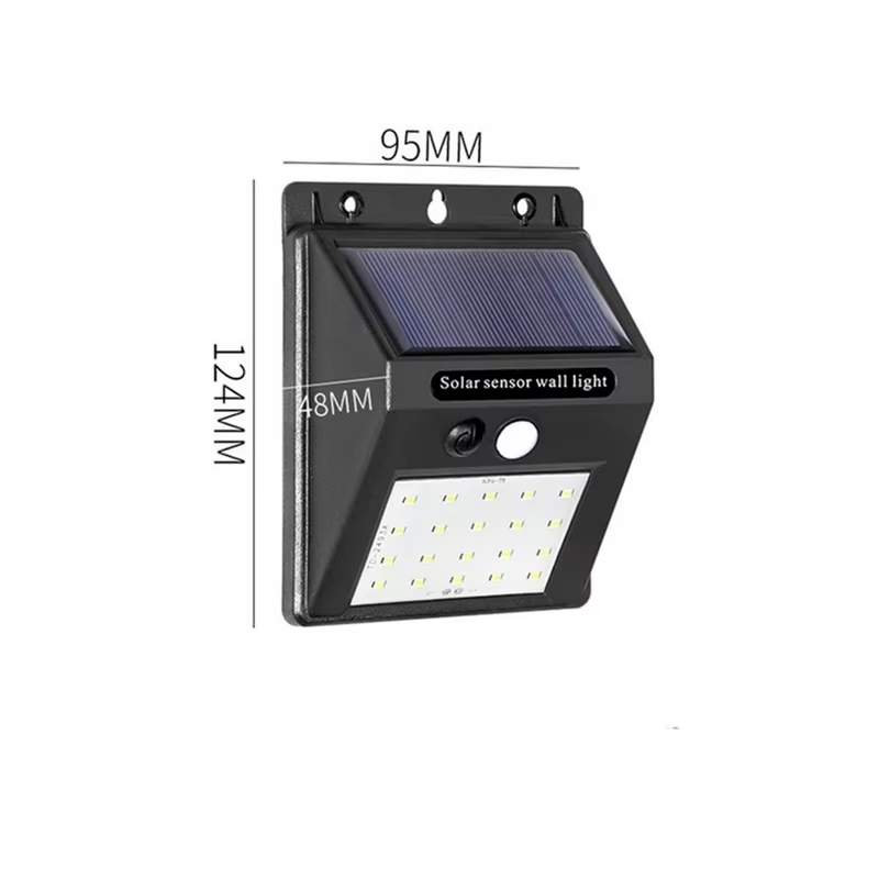 KIT 2 Luminárias Solar LED com Sensor de Presença Automático | Iluminação Externa Inteligente | Jardim, Garagem e Área Externa