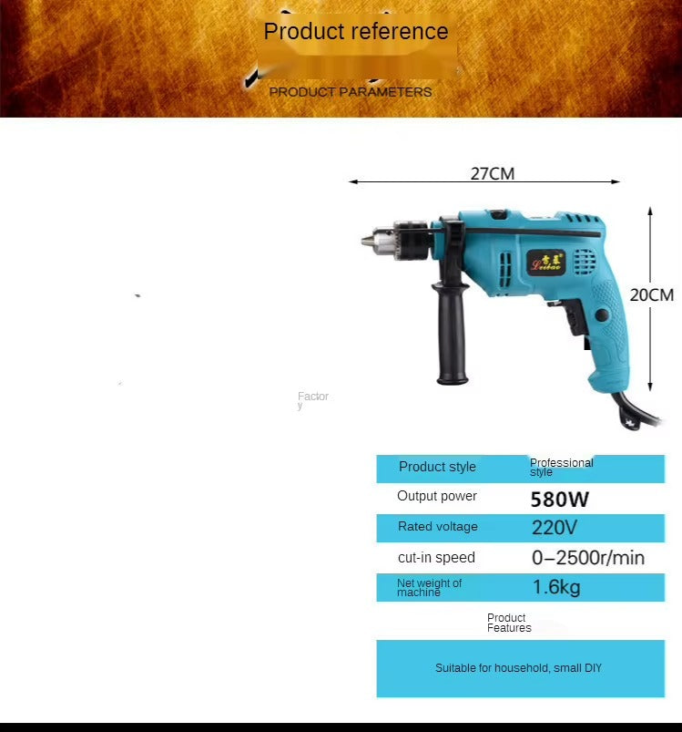 Furadeira Force PF1034 580W