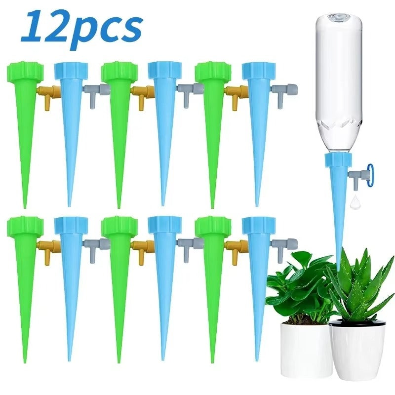 12 Peças de Estacas Irrigadores para Plantas