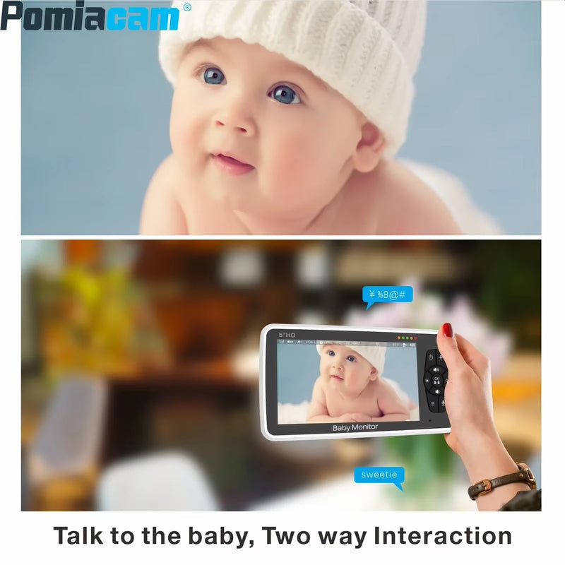 Babá Eletrônica Câmera Sem Fio Visão Noturna Infravermelho