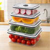 Conjunto de 4 Potes Herméticos com Vedação Perfeita | Kit Organização de Cozinha e Despensa. plástico resistente, livres de BPA